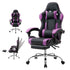 Ergonomic High Back Gaming Chair with Lumbar Support - Purple