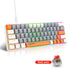 RGB Backlit Compact Mini Gaming Keyboard - 63-Key Mechanical Keyboard
