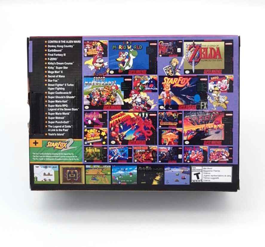 SNES Game Console 16 Bit MINI Game Console Replica - Retro Fun Awaits!