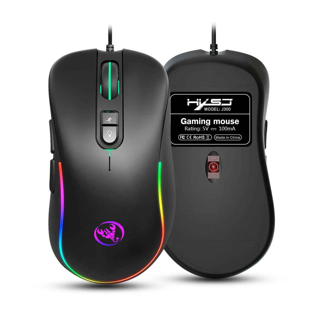 7D Key Gaming Mouse - RGB Programmable Wired Gaming Mouse