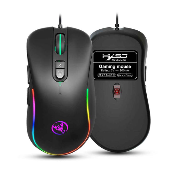 7D Key Gaming Mouse - RGB Programmable Wired Gaming Mouse