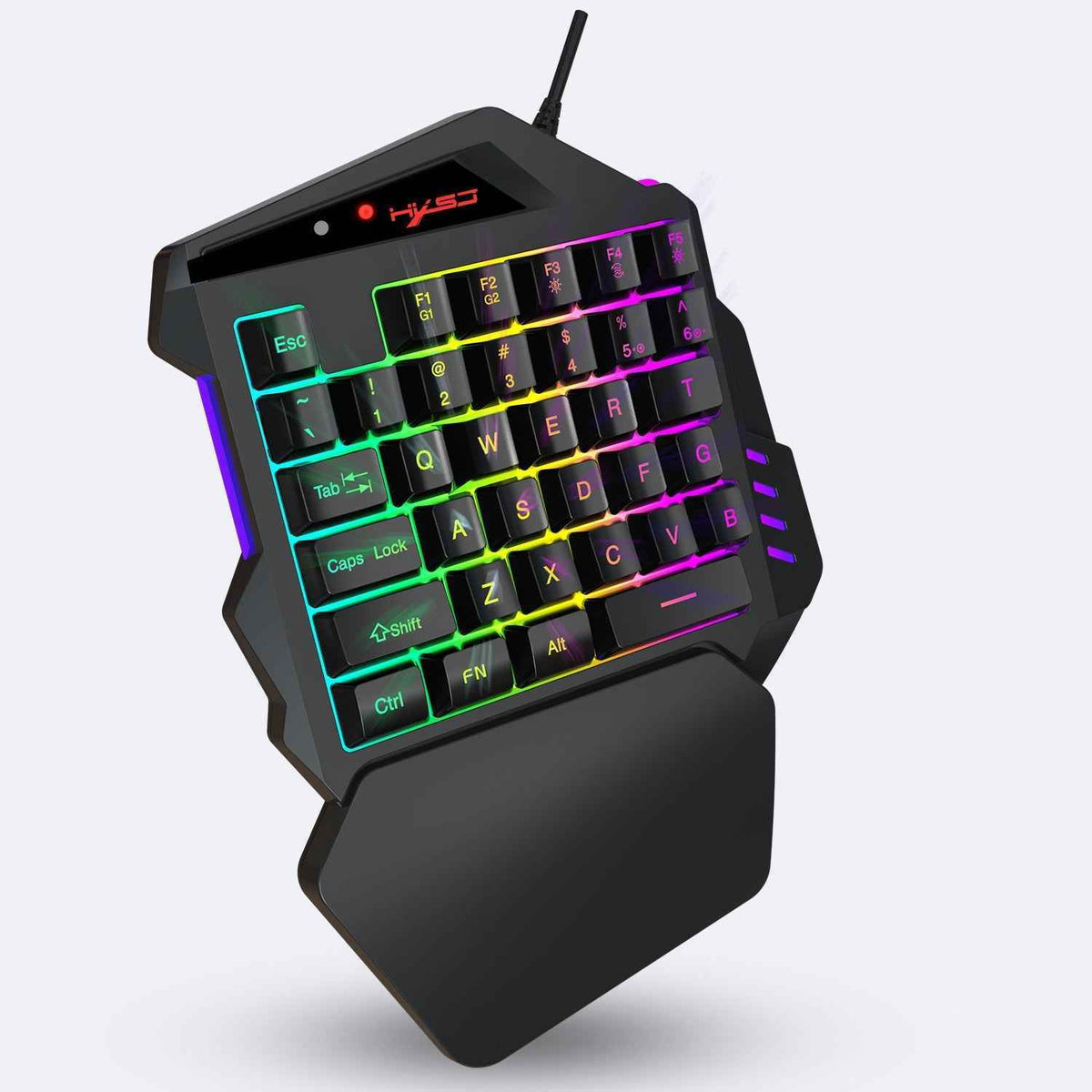 V500 Gaming One Handed Keyboard – RGB Illuminated for PS3/PS4