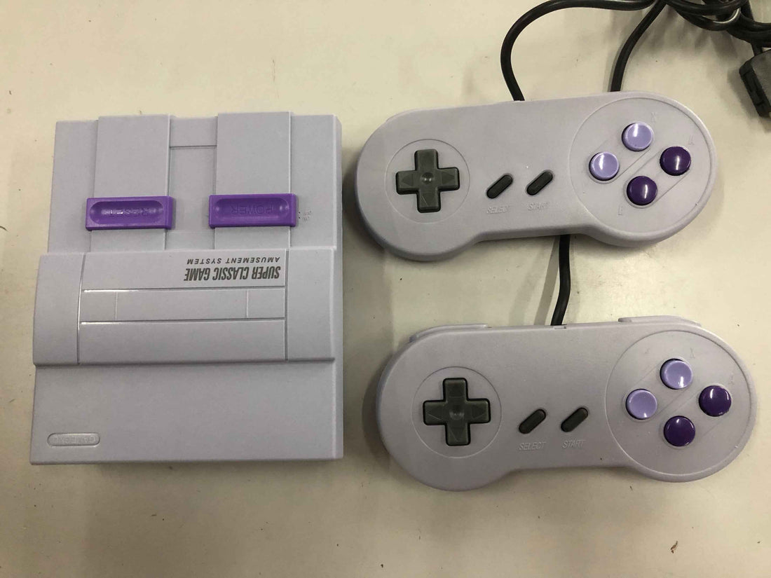 SNES Game Console 16 Bit MINI Game Console Replica - Retro Fun Awaits!
