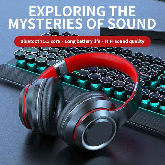 Wireless Headphones Headwear Creative: Powerful Bass and Comfort