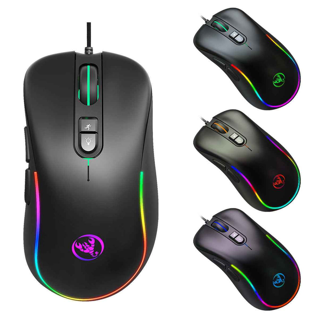 7D Key Gaming Mouse - RGB Programmable Wired Gaming Mouse