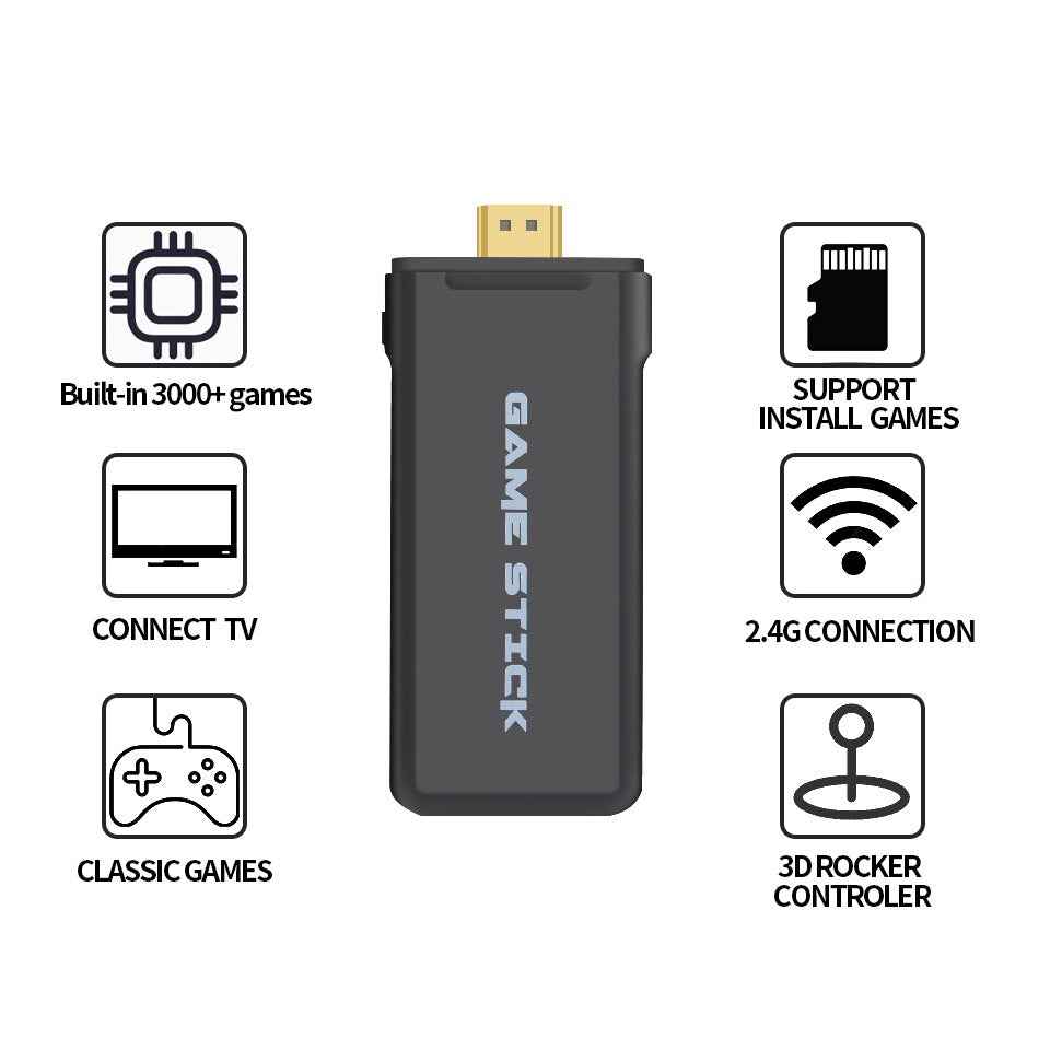 Y2HDMAX Game Console - Over 10,000 Games & Wireless Fun