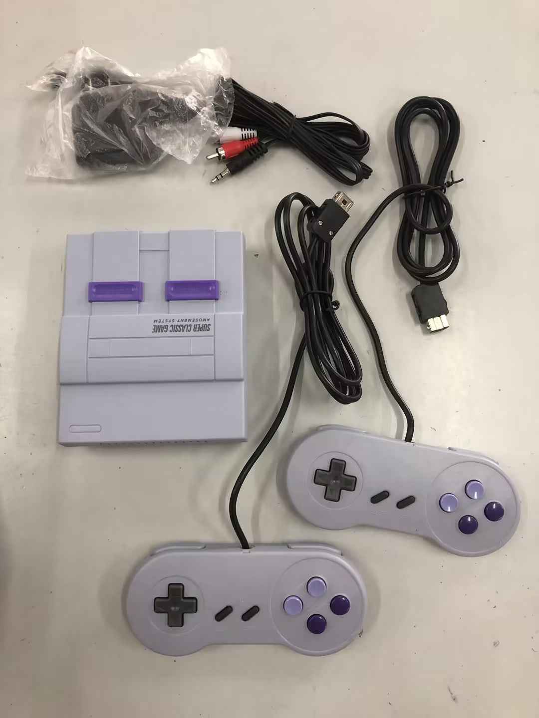 SNES Game Console 16 Bit MINI Game Console Replica - Retro Fun Awaits!