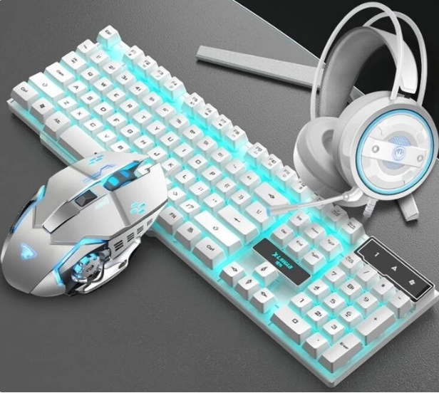 Keyboard Mouse Headset Glare Gaming Set - Ultimate Gaming Experience