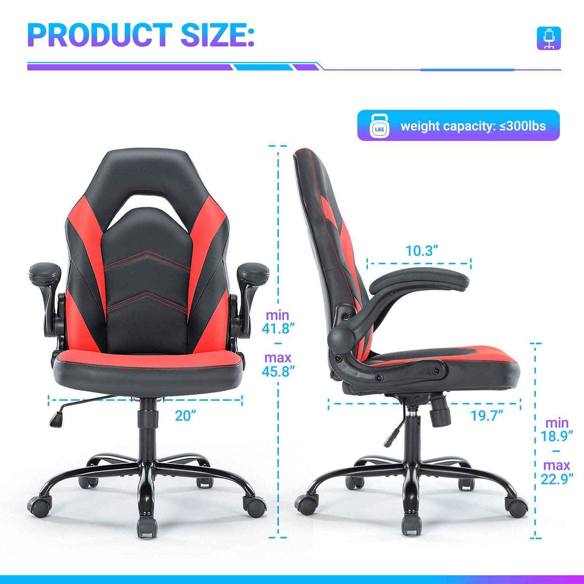 PU Leather Ergonomic Office Chair – Comfort Meets Style