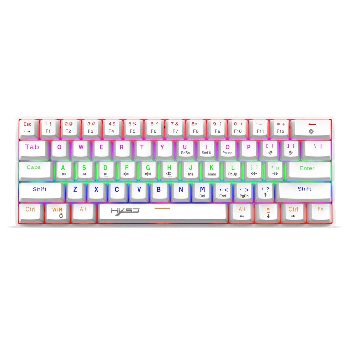 61 Keyboard Wired Blue Axis Office - Illuminated RGB Gaming Keyboard