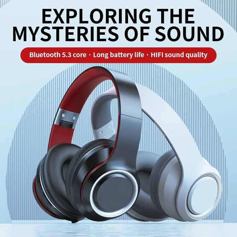 Wireless Headphones Headwear Creative: Powerful Bass and Comfort