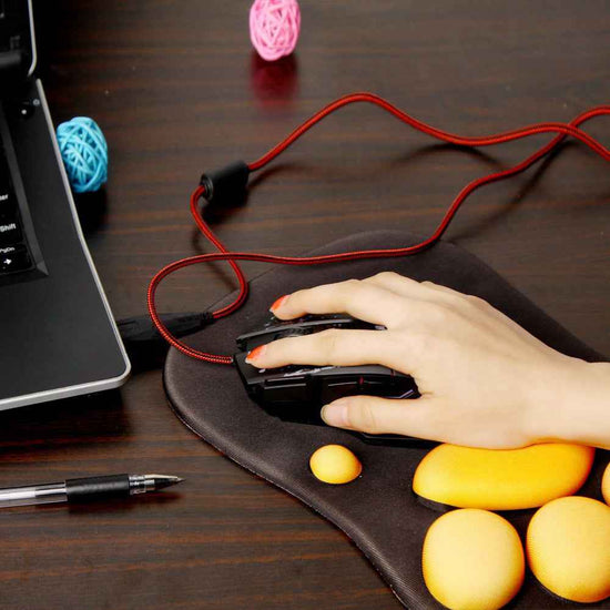 Gaming Mouse Colorful Luminous 7D - HXSJ Flow Crack Gaming Mouse