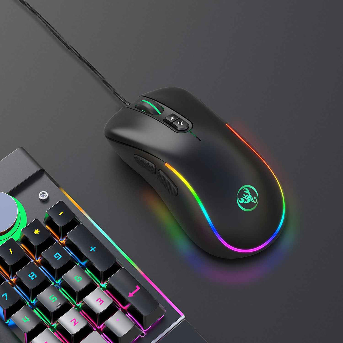 7D Key Gaming Mouse - RGB Programmable Wired Gaming Mouse