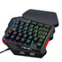 V500 Gaming One Handed Keyboard – RGB Illuminated for PS3/PS4