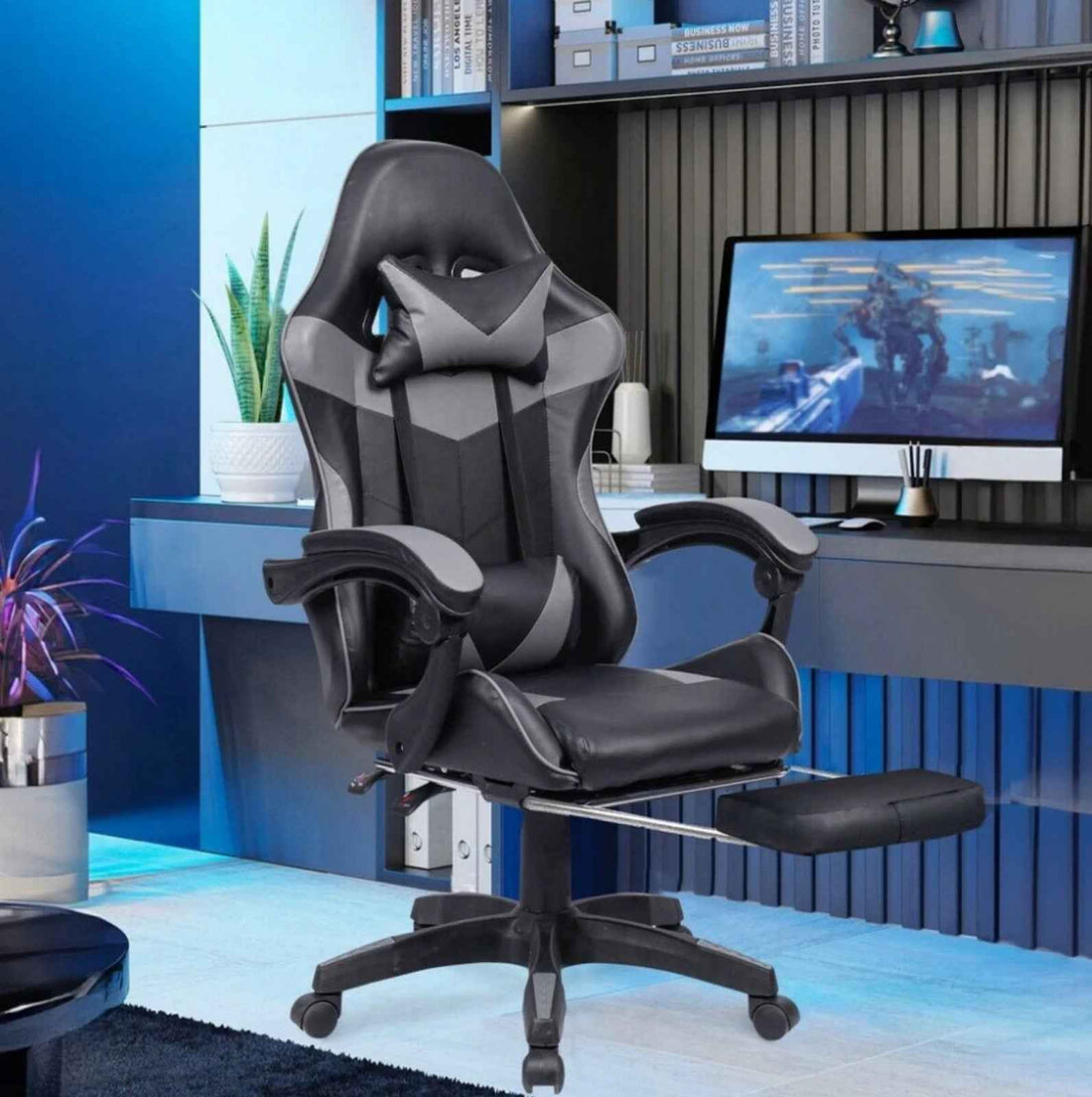 Chair: Ergonomic Massage Office Gaming Computer Desk Swivel Recliner