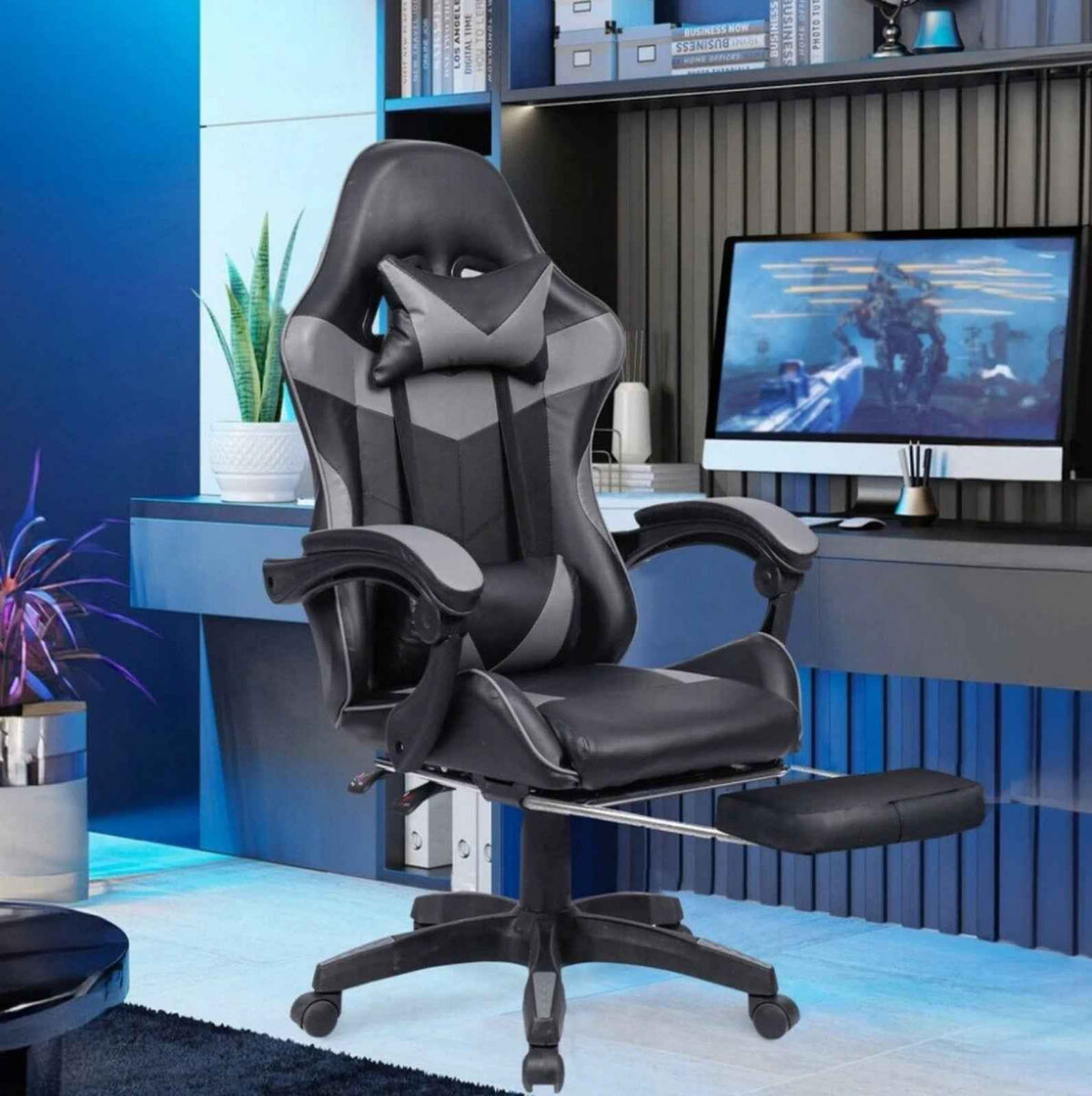 Chair: Ergonomic Massage Office Gaming Computer Desk Swivel Recliner