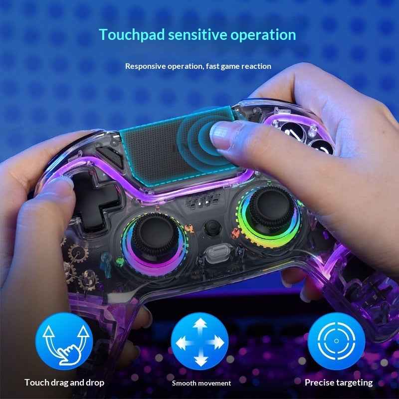 Transparent Game Console Controller - Wireless Bluetooth Gaming