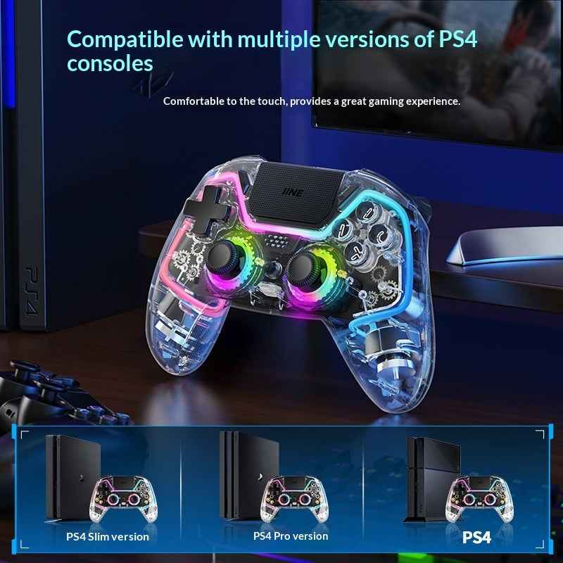 Transparent Game Console Controller - Wireless Bluetooth Gaming
