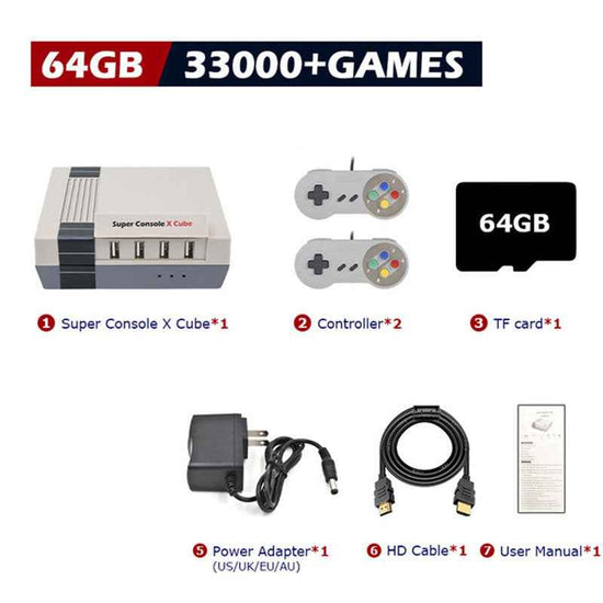 Retro Console Super Console Classic Red - Nostalgia at Your Fingertips